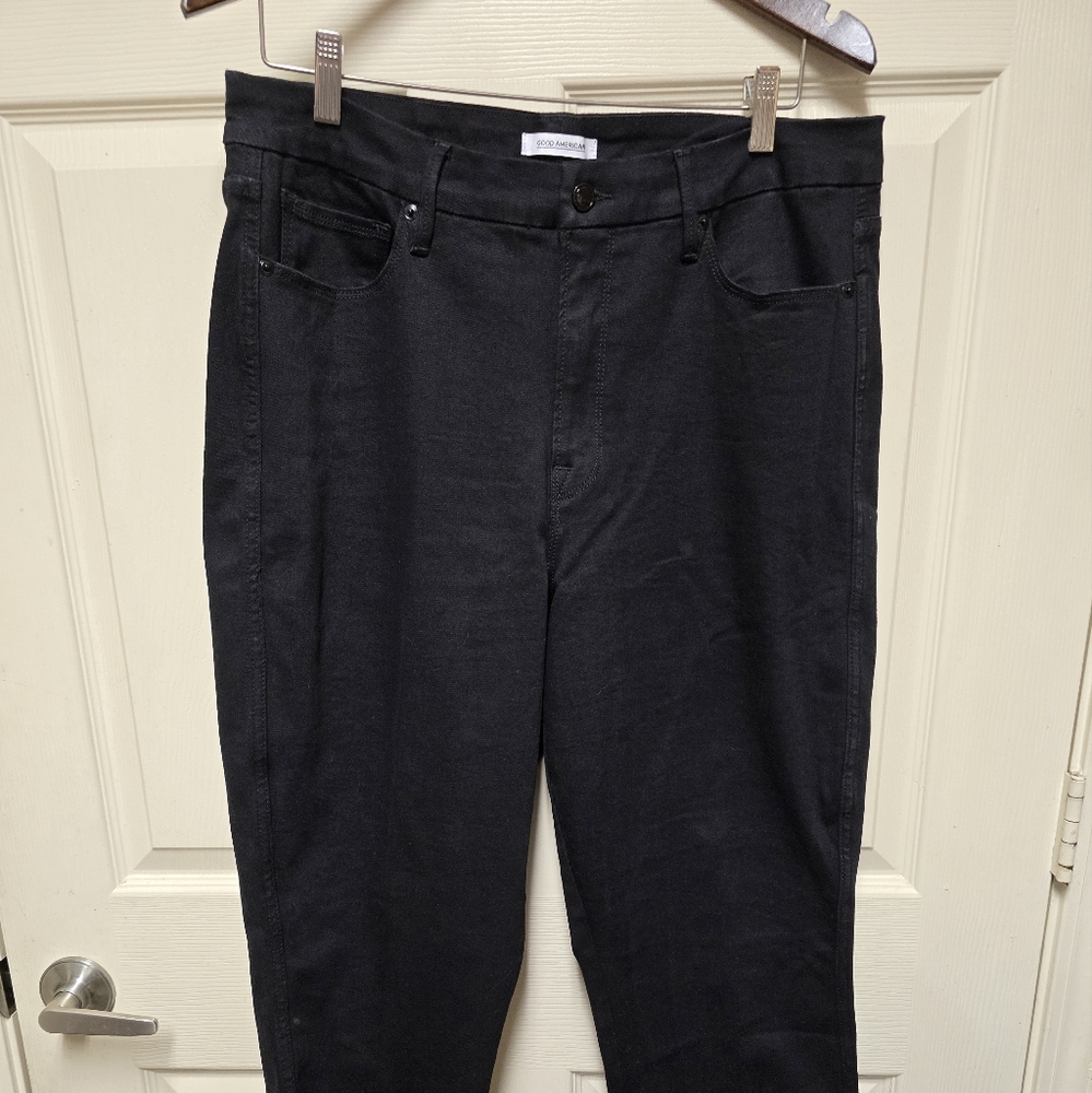 Good American style GS961T Good Straight In Black Sz16 Plus Size